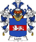 Italian Family Coat of Arms (v.25b) Leoni
