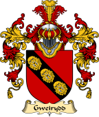 Welsh Family Coat of Arms (v.25) Gweirydd (AP RHYS GOCH, Anglesey)