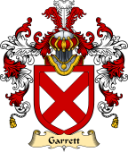 Irish Family Coat of Arms (v.25a) Garrett