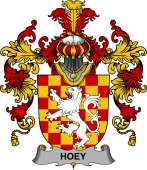 Irish Family Coat of Arms (v.25b) Hoey or O'Hoey