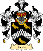 Irish Family Coat of Arms (v.25a) Jervis or Jervois