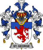 Irish Family Coat of Arms (v.25b) St. George