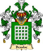 French Family Coat of Arms (v.25) Beaulac