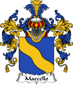 Italian Family Coat of Arms (v.25b) Maecello