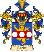 French Family Coat of Arms (v.25) Barlet