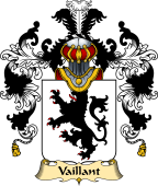 French Family Coat of Arms (v.25) Vaillant