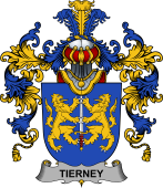 Irish Family Coat of Arms (v.25b) Tierney or O'Tierney