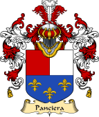 Italian Family Coat of Arms (v.25a) Panciera
