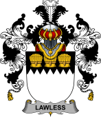 Irish Family Coat of Arms (v.25b) Lawless