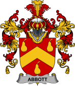 Irish Family Coat of Arms (v.25b) Abbott