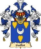French Family Coat of Arms (v.25) Guillot
