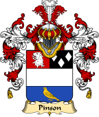 French Family Coat of Arms (v.25) Pinson