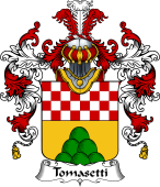 Italian Family Coat of Arms (v.25b) Tomasetti