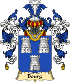 French Family Coat of Arms (v.25) Bourg