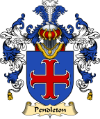 Irish Family Coat of Arms (v.25a) Pendleton