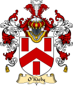 Irish Family Coat of Arms (v.25a) O'Kiely