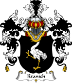 German Wappen Coat of Arms (v.25) Kranich