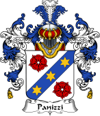 Italian Family Coat of Arms (v.25b) Panizzi