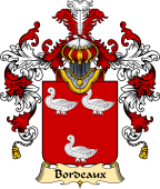 French Family Coat of Arms (v.25) Bordeaux