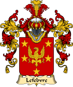 French Family Coat of Arms (v.25) Lefebvre
