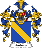 Italian Family Coat of Arms (v.25b) Andrea