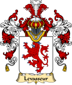 French Family Coat of Arms (v.25) Vasseur (le)