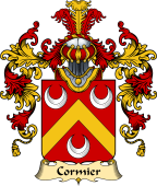 French Family Coat of Arms (v.25) Cormier