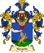Italian Family Coat of Arms (v.25a) Verardi
