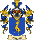 Italian Family Coat of Arms (v.25a) Pasquali