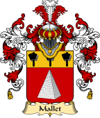 French Family Coat of Arms (v.25) Mallet