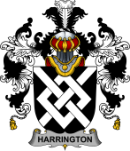 Irish Family Coat of Arms (v.25b) Harrington