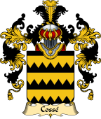 French Family Coat of Arms (v.25) Cossé