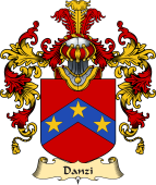Italian Family Coat of Arms (v.25a) Danzi
