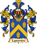 French Family Coat of Arms (v.25) Perrière (de la)