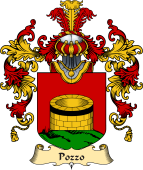 Italian Family Coat of Arms (v.25a) Pozzo