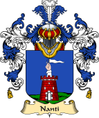 Italian Family Coat of Arms (v.25a) Nanti
