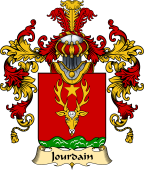 French Family Coat of Arms (v.25) Jourdain II