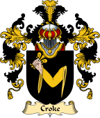 Irish Family Coat of Arms (v.25a) Croke