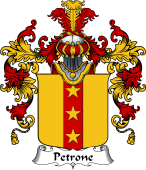 Italian Family Coat of Arms (v.25b) Petrone