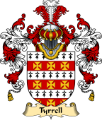 Irish Family Coat of Arms (v.25a) Tyrrell I