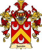 French Family Coat of Arms (v.25) Jamin