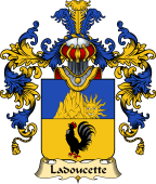 French Family Coat of Arms (v.25) Ladoucette