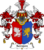 German Wappen Coat of Arms (v.25) Kempen (Von)