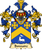 French Family Coat of Arms (v.25) Bonnaire
