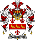 Irish Family Coat of Arms (v.25b) Waddington