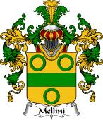 Italian Family Coat of Arms (v.25b) Mellini