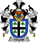 Irish Family Coat of Arms (v.25b) Fullam
