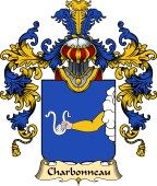 French Family Coat of Arms (v.25) Charbonneau