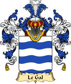 French Family Coat of Arms (v.25) Le Gal