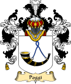 Italian Family Coat of Arms (v.25a) Poggi